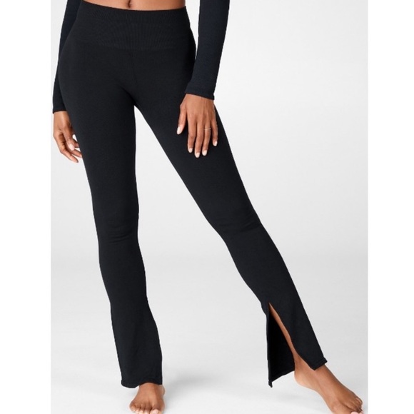 Fabletics Pants - Fabletics Black Cloud Seamless High-Waisted Pant